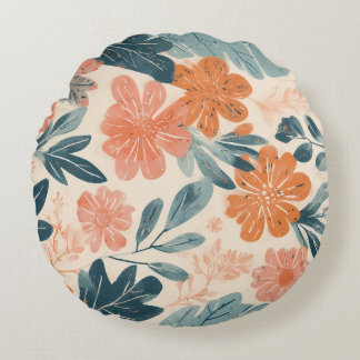 Coussin rond esthétique et intemporel