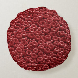 COUSSIN ROND HUMAIN DE GLOBULES ROUGES