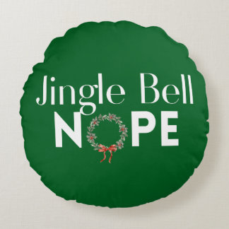 Coussin Rond Jingle Bell Nope