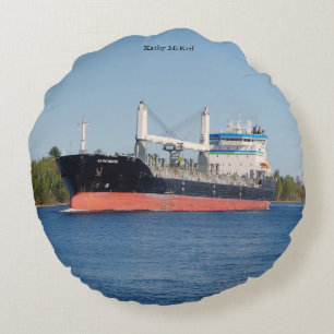 Coussin rond Kathy McKeil