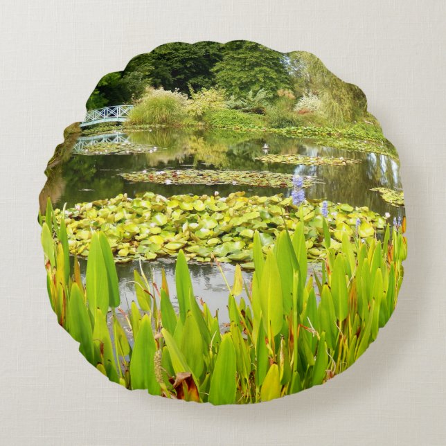 Coussin rond Lily Pond (Devant)