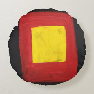 Coussin rond Love design.