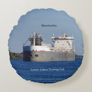 Coussin rond Manitoulin LLC