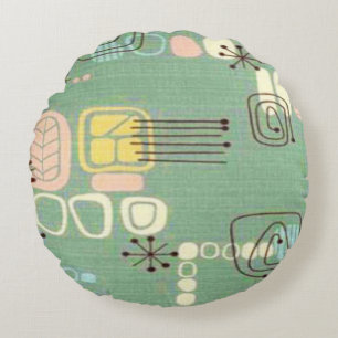 Coussin rond moderne de conception graphique de la