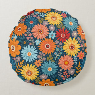 Coussin rond Motif