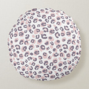 Coussin rond Motif Leopard