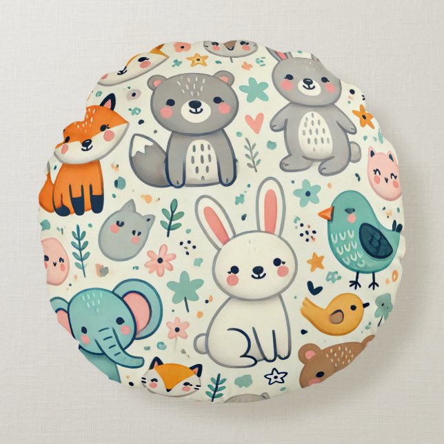 Coussin rond mou (Devant)
