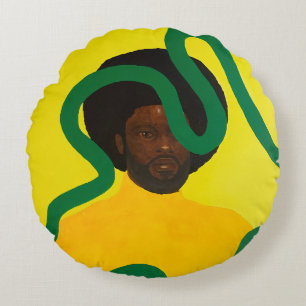 Coussin rond Muse #4