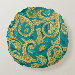Coussin rond octopus