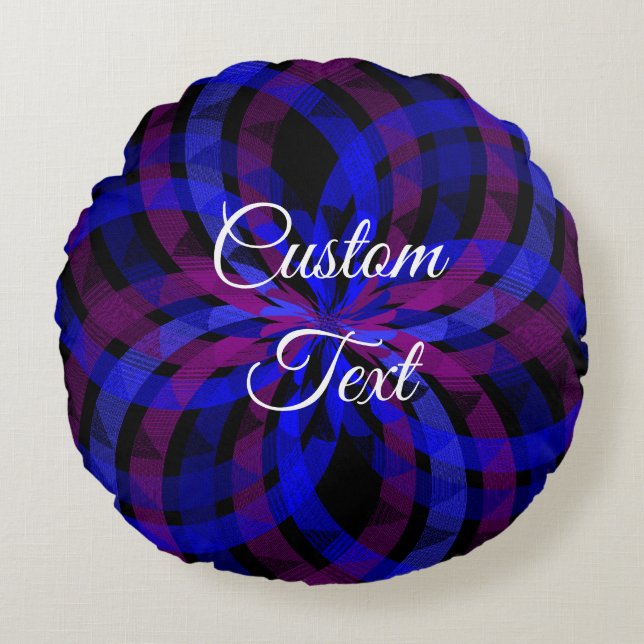 coussin rond pétal 3D Center (Devant)