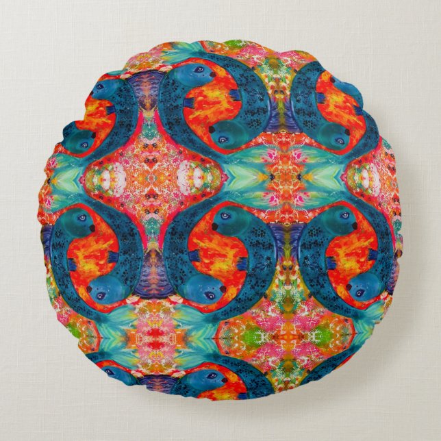 Coussin rond Pisces (Devant)