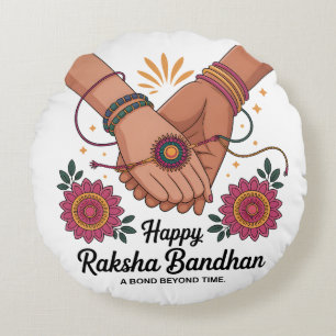 Coussin rond Raksha Bandhan