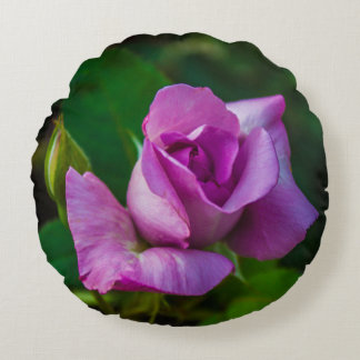 Coussin rond Rose Mauve
