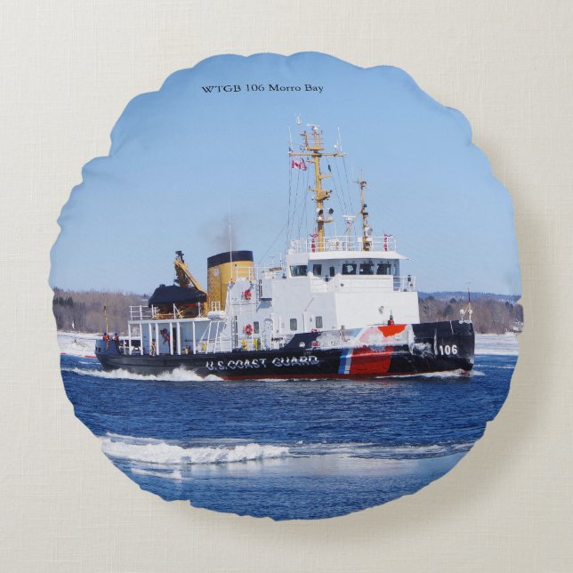 Coussin rond WTGB 106 Morro Bay (Devant)
