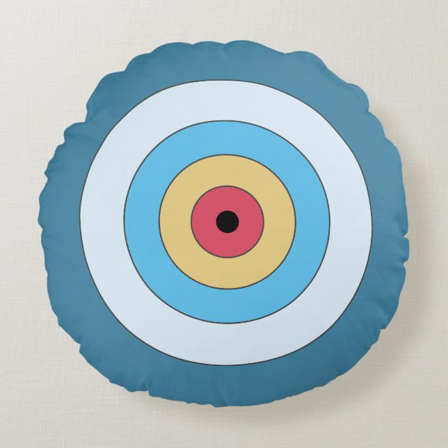 Coussin ronde cible (Devant)
