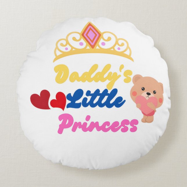 Coussin ronde, coussin rond, design coussin mignon (Devant)