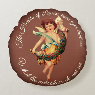 COUSSIN RONDE CUPID | DÉCORATION DE MAISON DE PETI