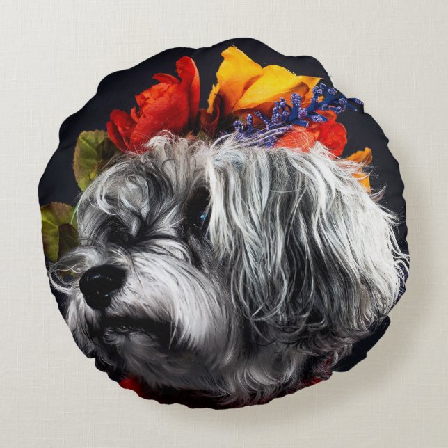 Coussin ronde design pour votre canapé (Dos)