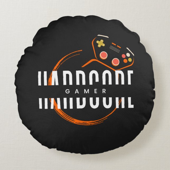 Coussin Ronde du gamer hardcore (Devant)
