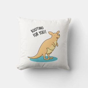 Coussin Roo Ting Pour Vous Drôle Kangaroo Pun