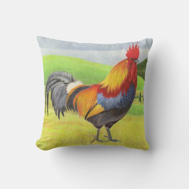 Coussin Rooster (Recto)