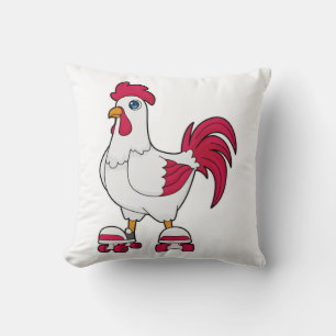 Coussin Rooster à Patinage en ligne avec Roller skates