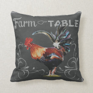 Coussin Rooster de ferme à table