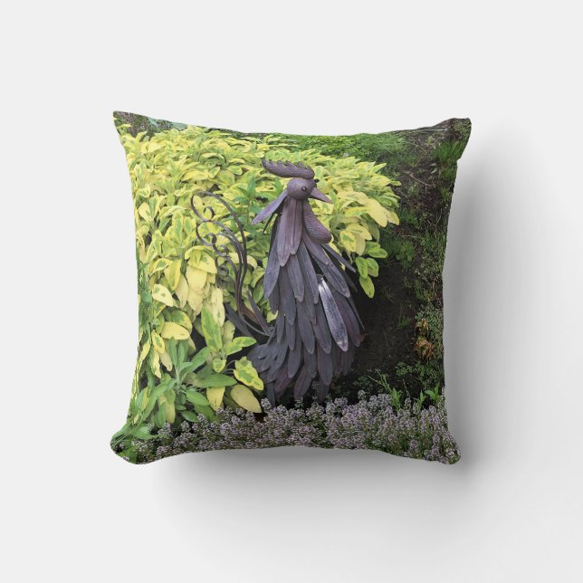 Coussin Rooster en métal (Recto)