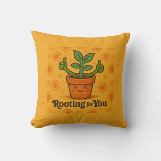 Coussin Rooting for You (Recto)