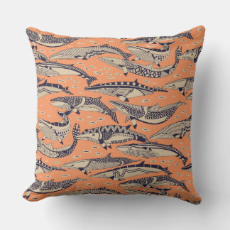 Coussin rorquals de pin