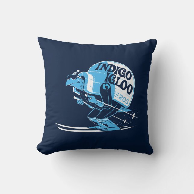 Coussin ROS Indigo Igloo (Recto)