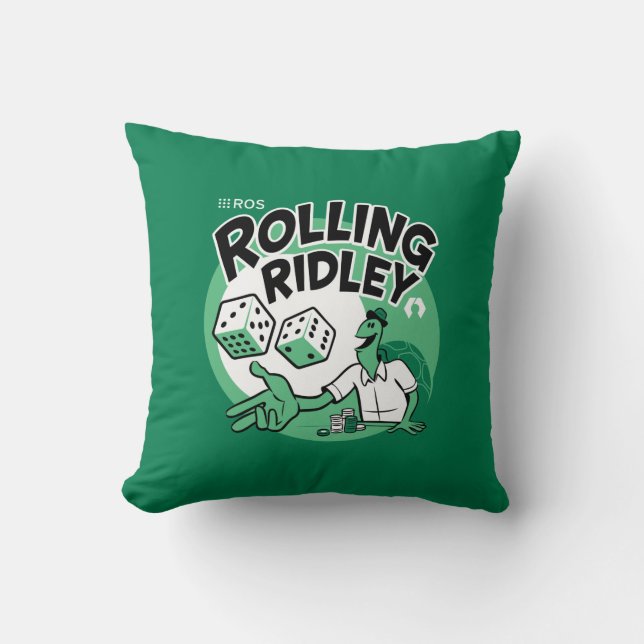 Coussin ROS Rolling Ridley (Recto)