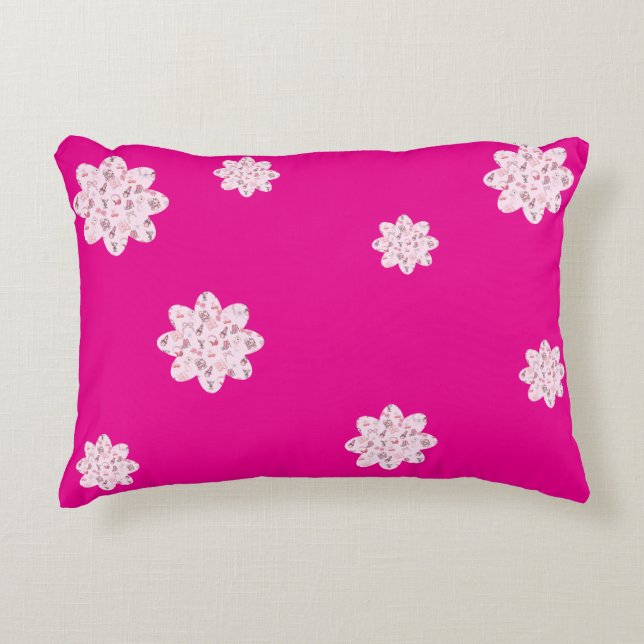 Coussin rose (Devant)
