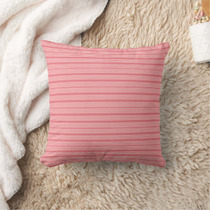 Coussin rose abstrait