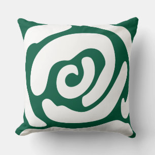 Coussin Rose abstraite organique moderne