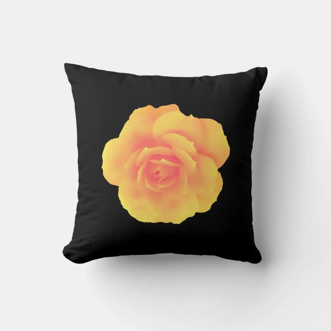 Coussin Rose Apricot (Recto)