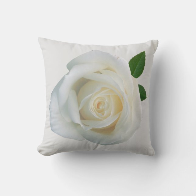Coussin Rose blanc (Recto)