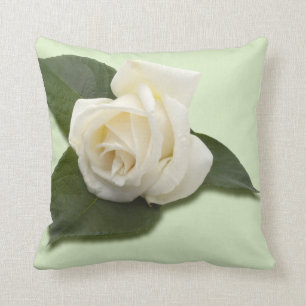 Coussin Rose blanc