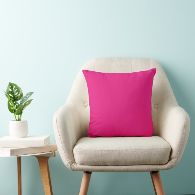 Coussin rose brillant (Chaise)