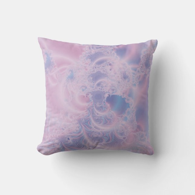 Coussin Rose brillant art Abstrait (Recto)