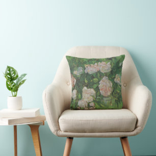 Coussin Rose Bush par Vincent Van Gogh