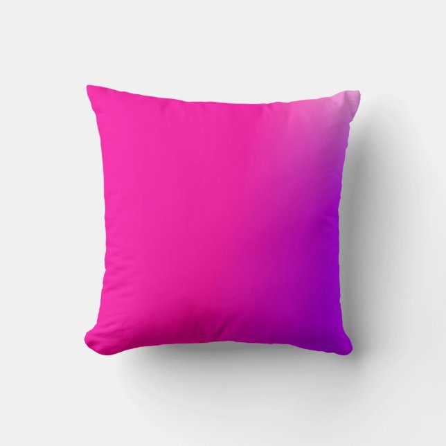 Coussin Rose chaud et violet (Recto)