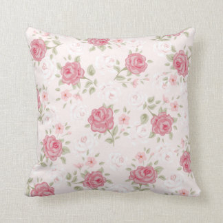 Coussin Rose, chic minable, vintage, floral, victorian,