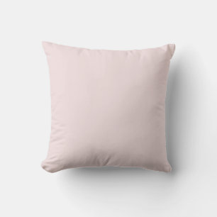 Coussin Rosé clair clair et uni