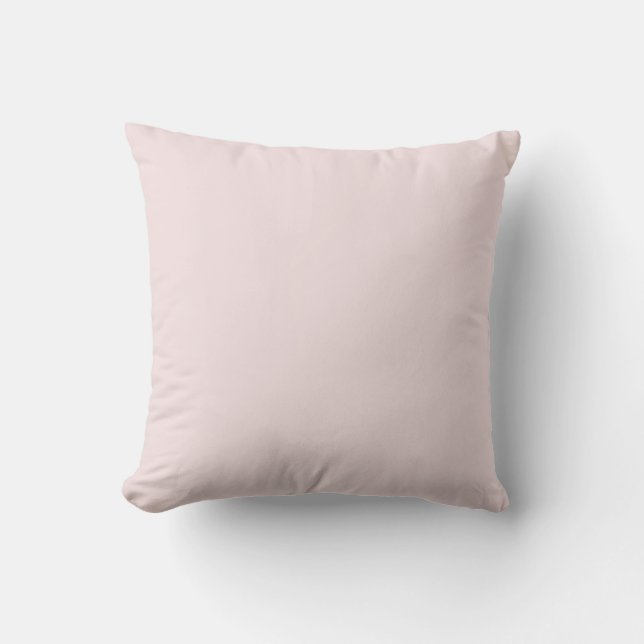 Coussin Rosé clair clair et uni (Recto)