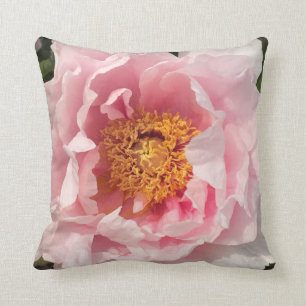 Coussin rose-clair de pivoine