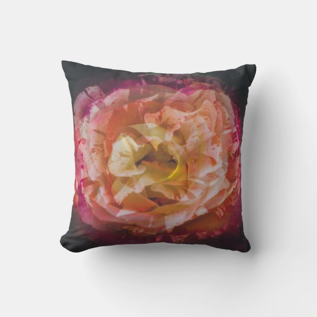 Coussin Rose dans une image à double exposition (Recto)