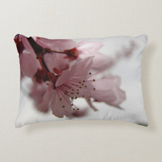 Coussin rose d'art de fleurs de ressort