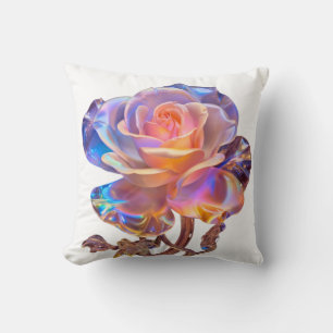 Coussin Rose de cristal