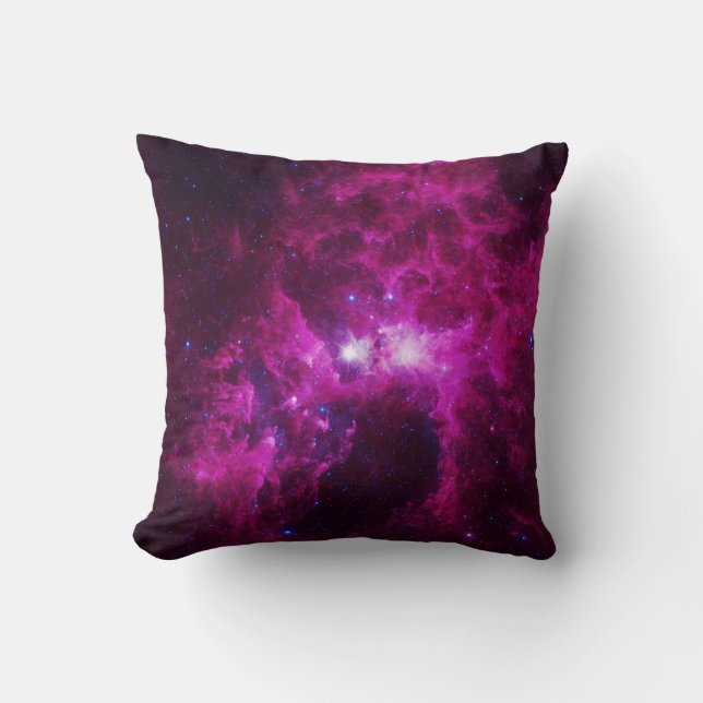Coussin rose de galaxie (Recto)